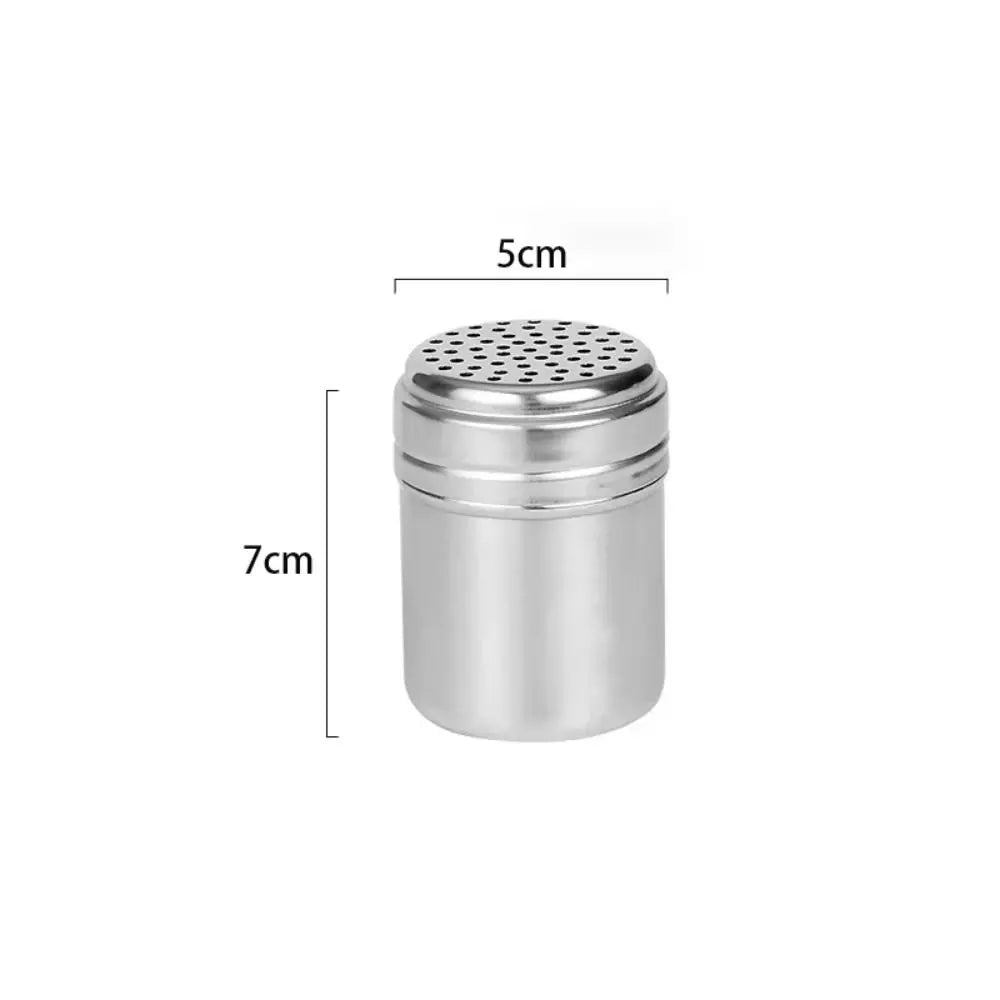 Tarro de condimentos de acero inoxidable multiusos, botella de sal y azúcar, tapa giratoria, aparatos de cocina, salero y pimentero, tarro de especias