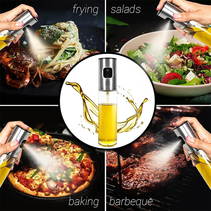 Pulverizador de aceite de oliva de 100 ml para cocinar, botella pulverizadora de aceite de oliva portátil, dispensador de aceite de oliva de cocina, pulverizador de niebla YY181