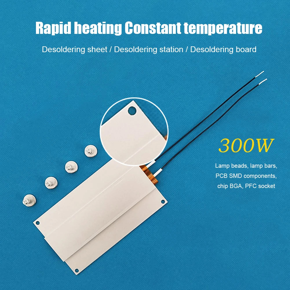 Placa Calentadora PTC Profesional de 400W 220V/110V para Soldadura de Chips BGA, Separación de Bolas de Aluminio, Estación de Soldadura para Retiro de LED