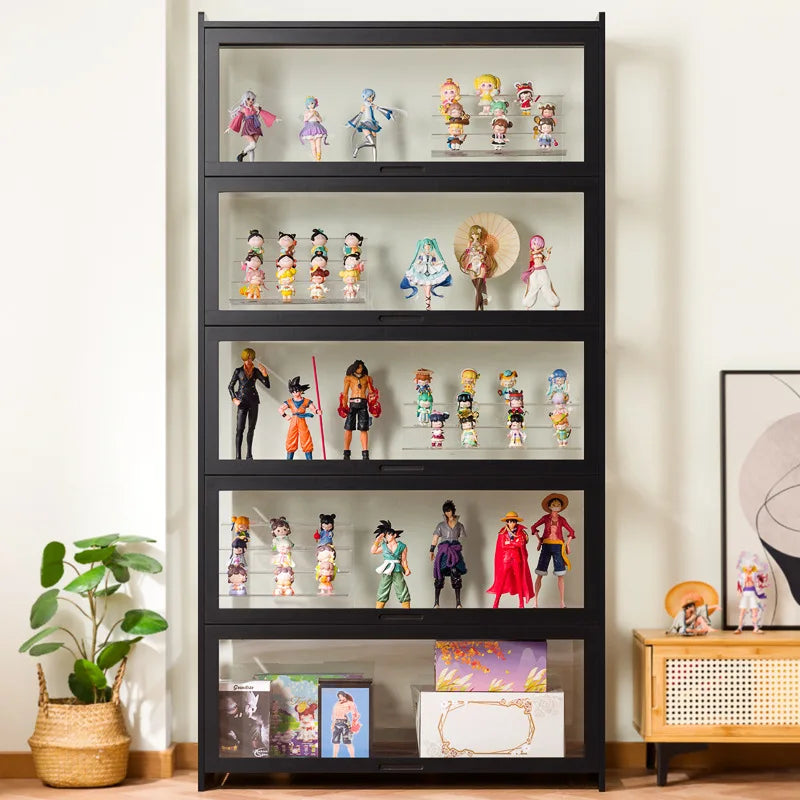 Vitrina de exhibición grande de Lego, figura de acrílico, juguete, adorno, artefacto, vitrina transparente a prueba de polvo, estante de almacenamiento para cajas ciegas