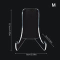 Clear Acrylic Plate Stand Countertop Tea Brick Book Magazine Painting Collection Artwork Display Holder Plates Bowls Rack Easel