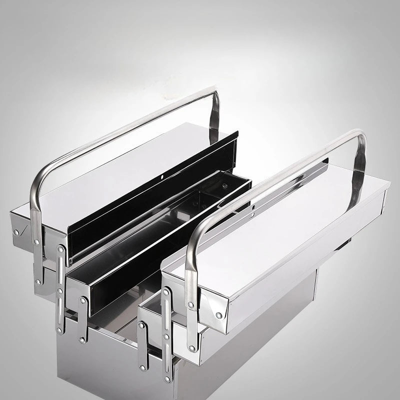 Durable Stainless Steel Tool Organizer Box Portable and Space Saving Design Tool Box Organizer Caja De Herramientas Electricista