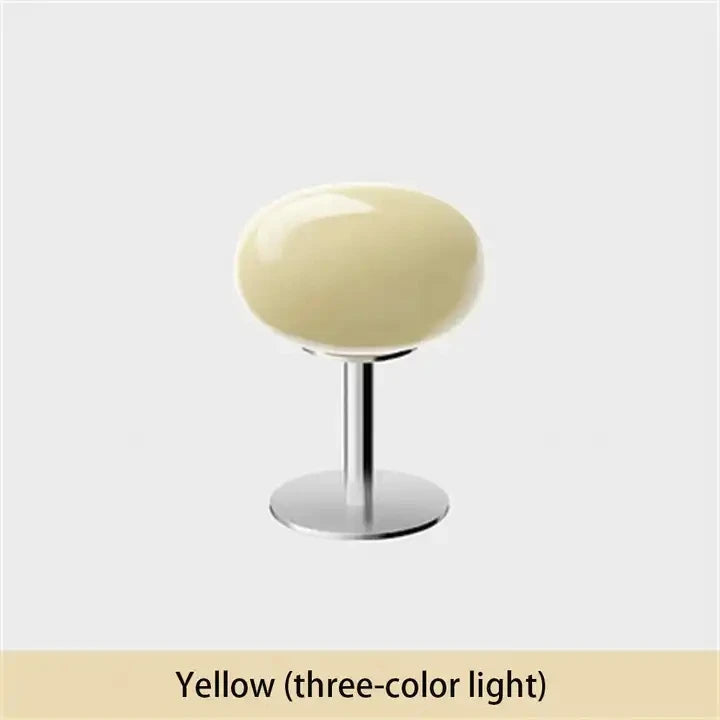Lámpara de mesa Lollipop Lámpara de cristal color crema medieval Lámpara de pie de cristal retro de ambiente simple para sala de estar, dormitorio, estudio, decoración del hogar