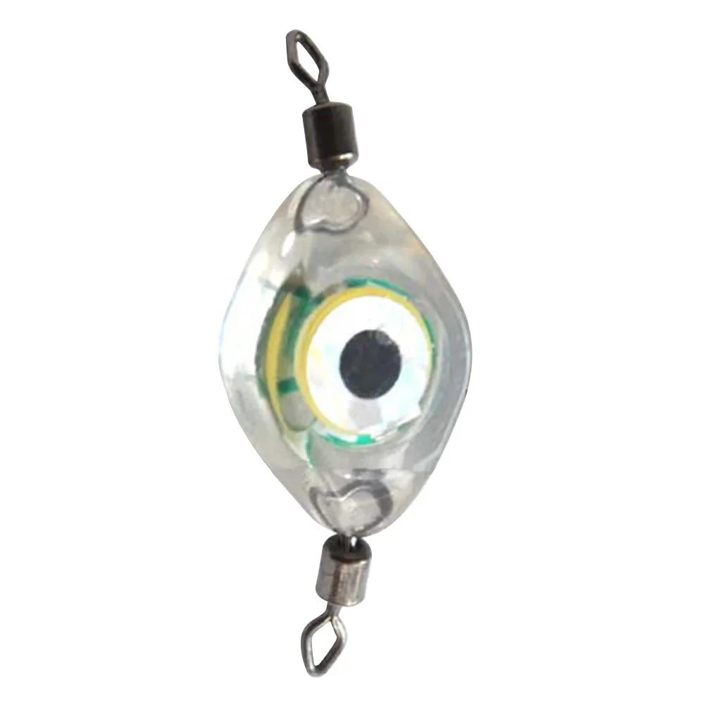 Luz LED para señuelo de pesca con forma de ojo, impermeable, con sensor de caída profunda, para agua salada y dulce, para uso subacuático