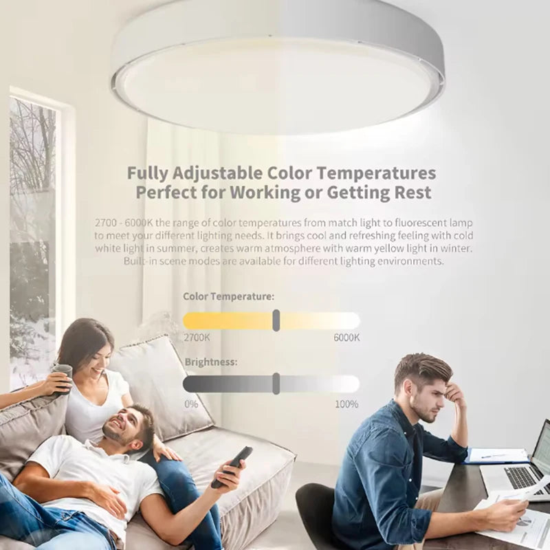 Lámparas de ventilador de techo LED modernas invisibles sin aspas, 6 velocidades, control remoto, atenuación, lámpara de ventilador para dormitorio, restaurante, ventiladores eléctricos