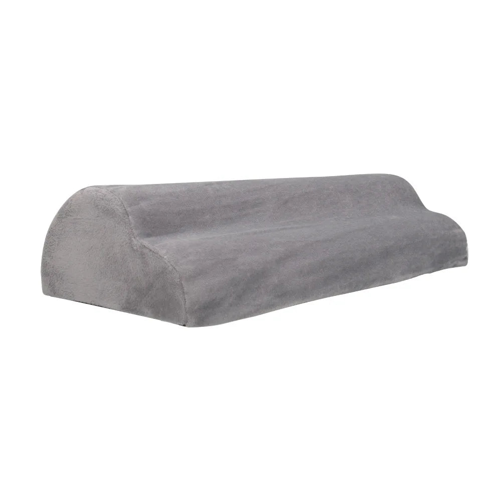 Taburete de oficina de espuma viscoelástica y reposapiés bajo el escritorio, almohada elevadora de piernas para juegos y oficina en casa