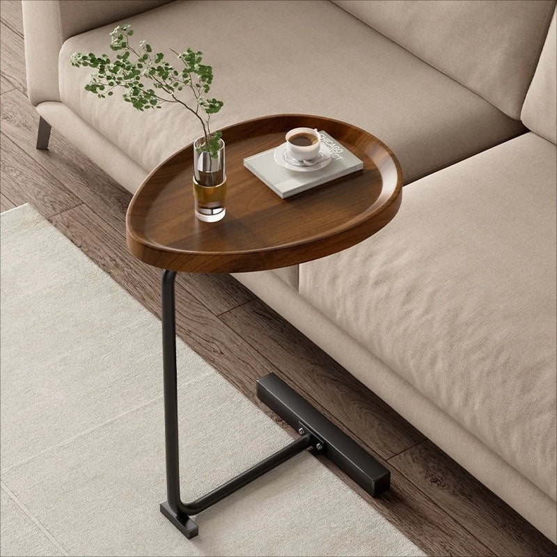 Mesa de centro elevable de lujo moderno, mesa auxiliar, mesita de noche, mesa rodante portátil, esquinera de sofá para apartamento pequeño, sala de estar minimalista