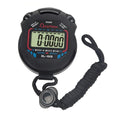 Cronómetro digital profesional clásico de mano con pantalla LCD y cordón, temporizador deportivo de alta precisión, temporizador de cocina con cuenta regresiva