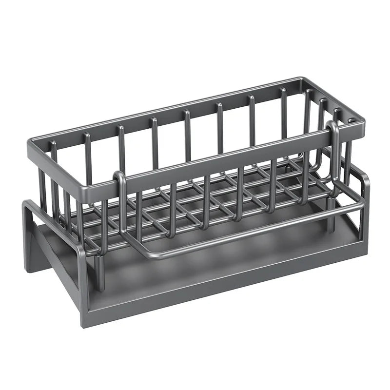 Estante de cocina, escurridor de trapos, estante de almacenamiento sin perforaciones, especiero de casa, grifo de fregadero, escurridor de fregadero, accesorios de cocina