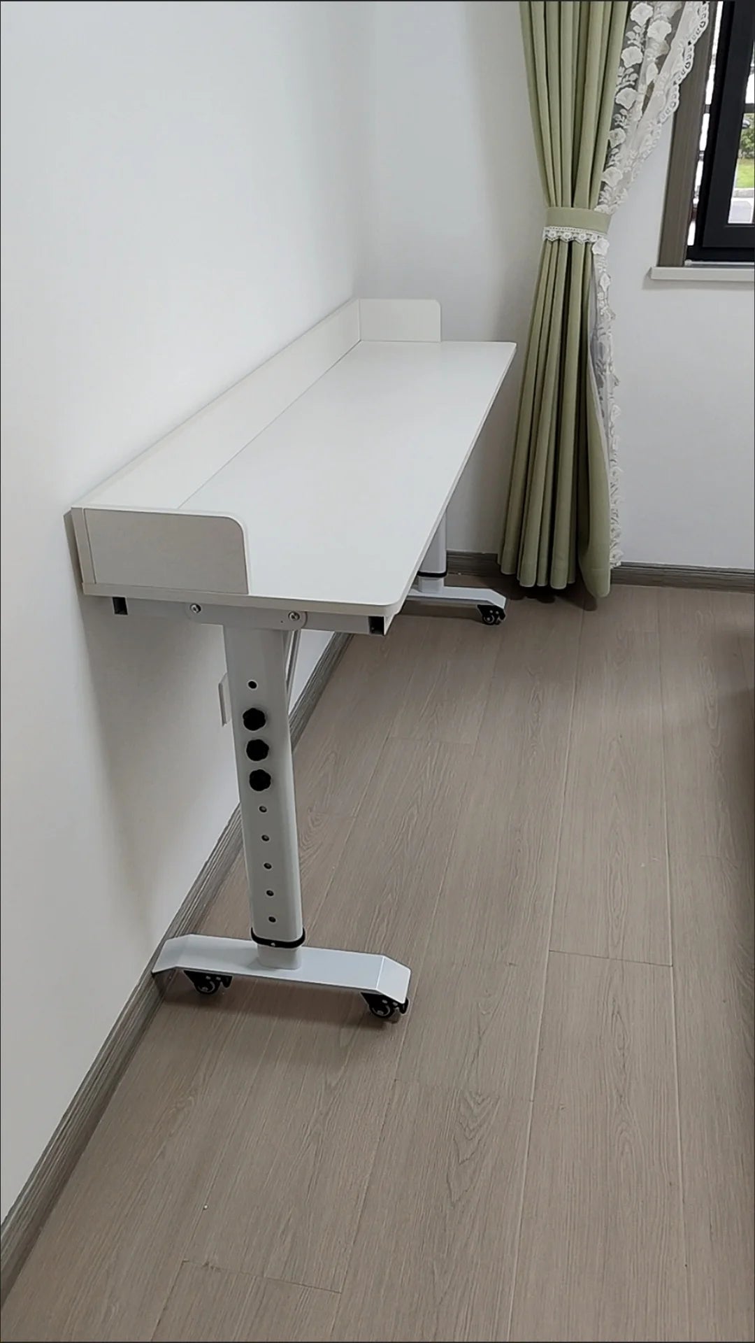 Cross-bed table computer table movable and liftable simple computer table home wall-mounted bedside workbench lazy desk