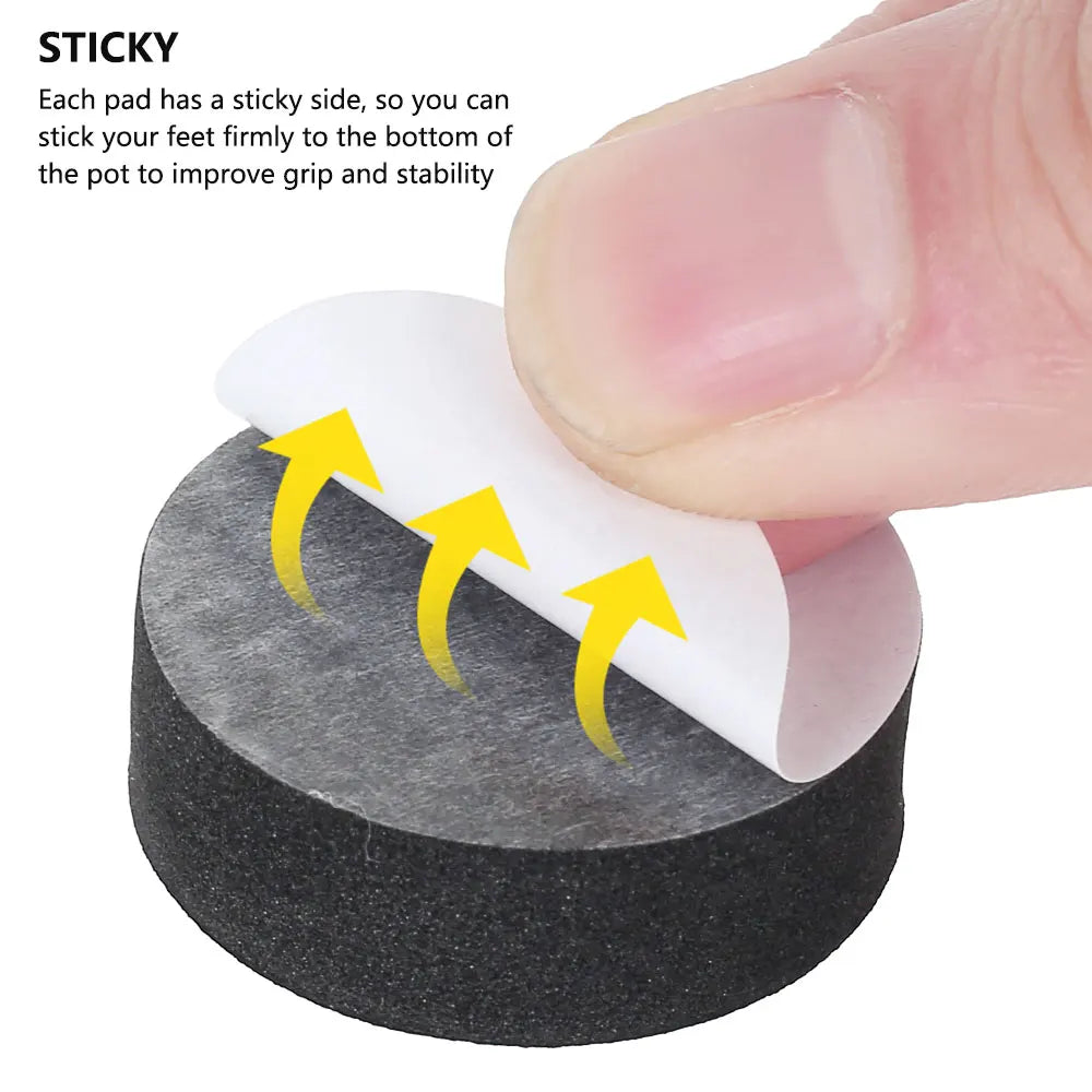40/160 piezas patas para macetas redondas de EVA, elevadores invisibles para macetas, kit autoadhesivo antideslizante, elevadores para macetas, accesorios de jardinería
