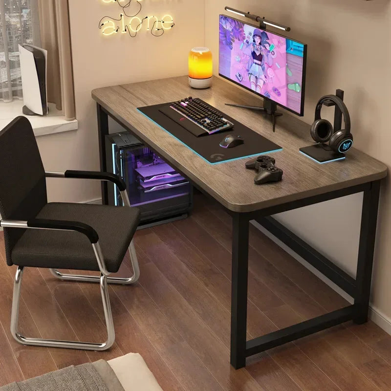 Escritorio de computadora ergonómico, escritorio gaming, mesa de oficina de altura ajustable, escritorio de estudio que ahorra espacio, para habitaciones pequeñas, escritorios para el hogar, muebles