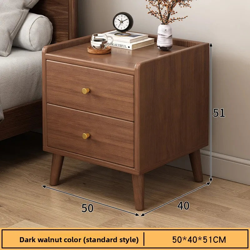 Muebles de hogar Mesita de noche Pequeña mesita de noche con almacenamiento Estrecho mueble de dormitorio Mesita de noche
