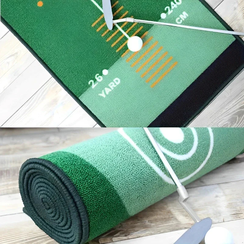 Tapete de golf para practicar putt en interiores y exteriores, alfombra de entrenamiento, almohadilla de calle de golf, lavable, antideslizante, 50x300cm JH1041