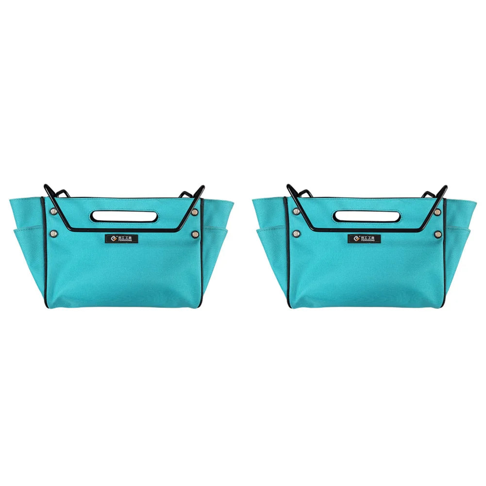 Bolsa de herramientas para escalera telescópica, bolsa portátil para herramientas multiusos, bolsa de almacenamiento de herramientas para escalera de tijera, organizador de herramientas Oxford impermeable