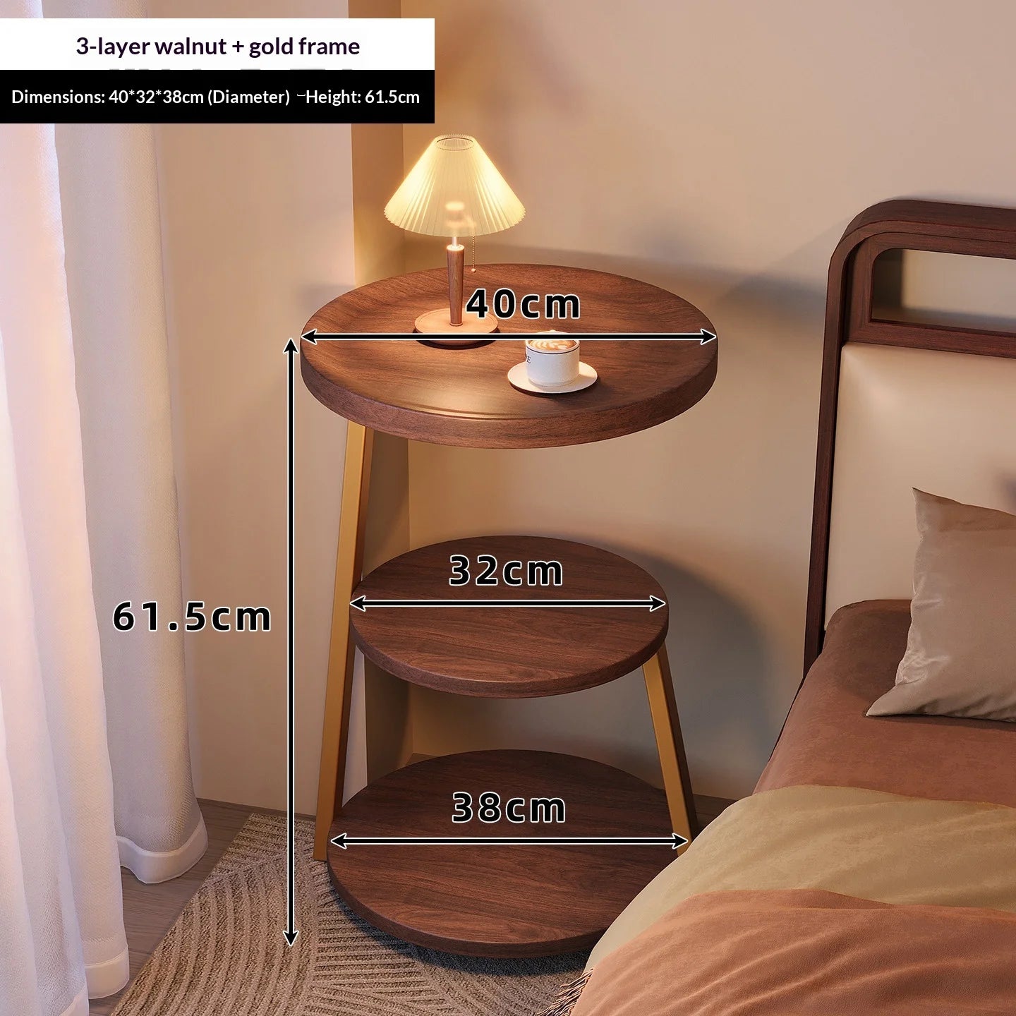 Mesita de noche moderna de madera, armario de mesita de noche, muebles de dormitorio, 2 cajones de almacenamiento, carga USB, muebles que ahorran espacio para el dormitorio
