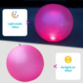 Pelota hinchable de piscina - 1 paquete de pelotas de playa iluminadas con 8 modos de luz, pelotas de juego de piscina y playa para actividades al aire libre o en interiores