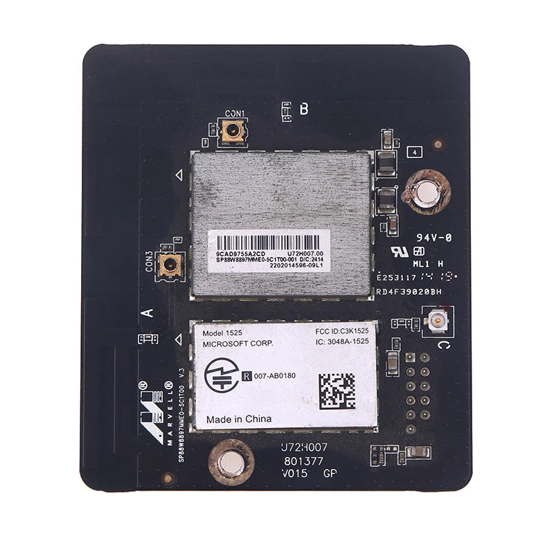 1 Unidad/Juego de Placa de Módulo de Tarjeta WiFi Bluetooth Inalámbrica con Antena de Reemplazo para Reparación de Consola Xbox One