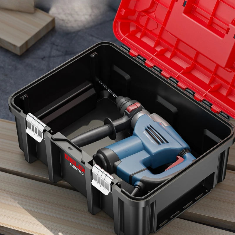 Caja de herramientas portátil resistente con ruedas y cajones con cerradura para garaje, taller, mecánica automotriz, organizador de herramientas para el hogar