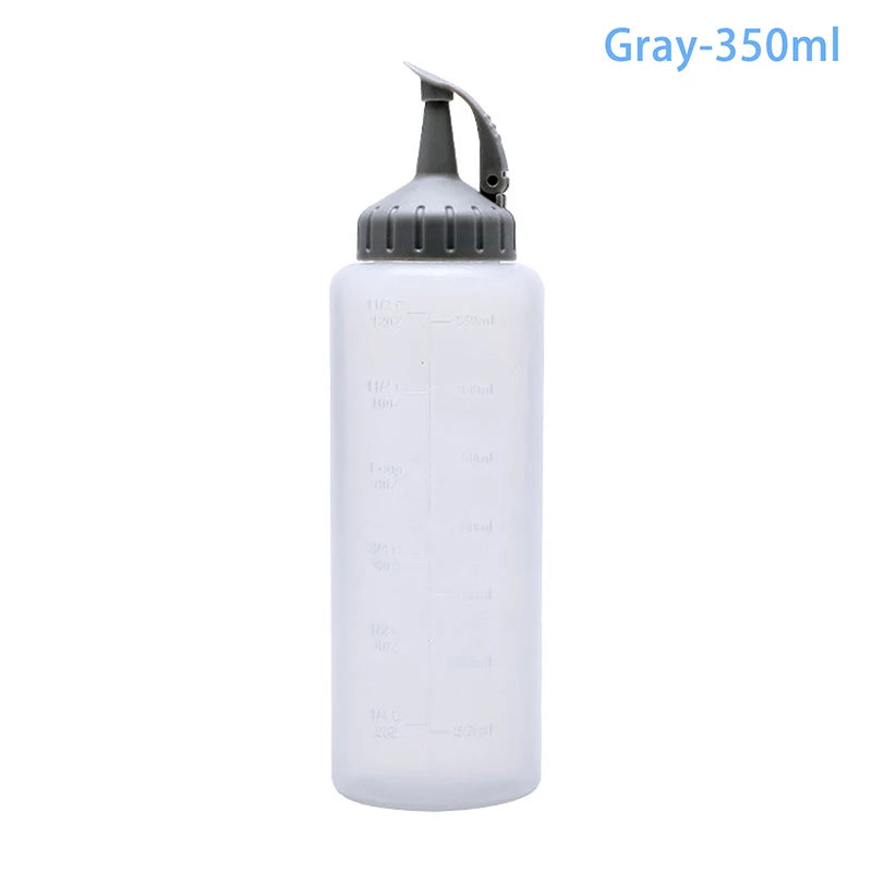 175ML/350ML Large Squeeze Condiment Bottles With Nozzles Ketchup BBQ Sauces Olive Oil Bottle Dispenser Squeeze Sauce Bottle
