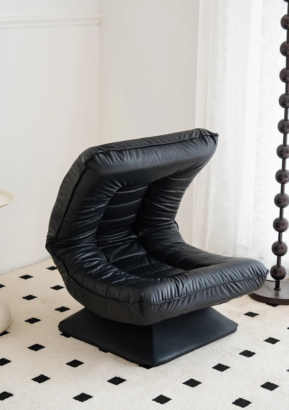 Sillón giratorio para adultos y niños - Asiento giratorio 360 grados - Sillón tipo banana acolchado