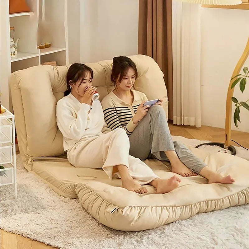Sofá perezoso plegable, juego de tatami para dormitorio, respaldo de cama, balcón, silla grande, silla plegable, sofá lounge, reclinable individual para sala de estar 2025