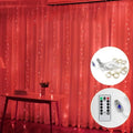 Luces de hadas LED tipo cortina de guirnalda 3M, luces de cadena, fiesta de Navidad, boda, decoración, USB, control remoto, 8 modos, iluminación de cascada