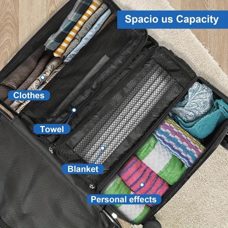 Bolsa de almacenamiento de ropa multifuncional plegable de gran capacidad, bolsa de almacenamiento de ropa colgante para armario, almacenamiento multicapa