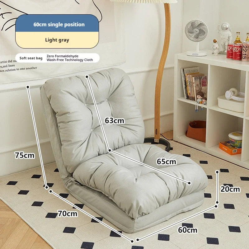 Sofá perezoso plegable, juego de tatami para dormitorio, respaldo de cama, balcón, silla grande, silla plegable, sofá lounge, reclinable individual para sala de estar 2025