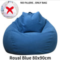 Lazy Sofas Cover Large Bean Bag Cover Without Filler And Sofa Inner Liner Living Room Home Tatami Lounger Comfortable Seat Cover