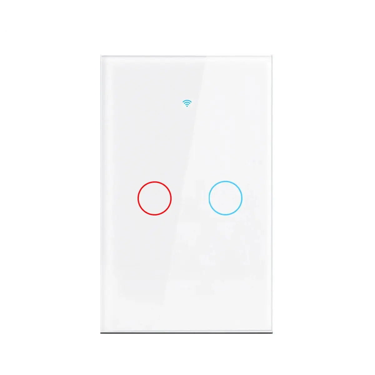 Funciona con el interruptor de luz de pared inteligente Tuya WIFI US/UE con panel táctil de vidrio y control remoto inalámbrico por voz con Alexa Google Home