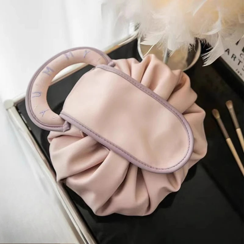 Bolsa de Almacenamiento de Viaje de Gran Capacidad con Cordón, Bolsas Organizadoras de Cosméticos y Maquillaje, Equipaje de Propósito Especial para Mujer