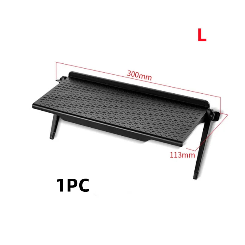 1/3PCS TV Screen Top Storage Shelf Adjustable Monitor Storage Rack Computer Desktop Display Stand TV Storage Rack Home Organizer