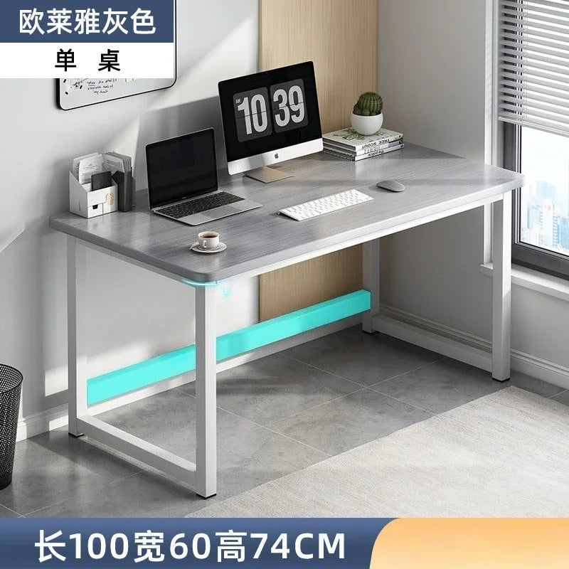 Escritorio de computadora ergonómico, escritorio gaming, mesa de oficina de altura ajustable, escritorio de estudio que ahorra espacio, para habitaciones pequeñas, escritorios para el hogar, muebles