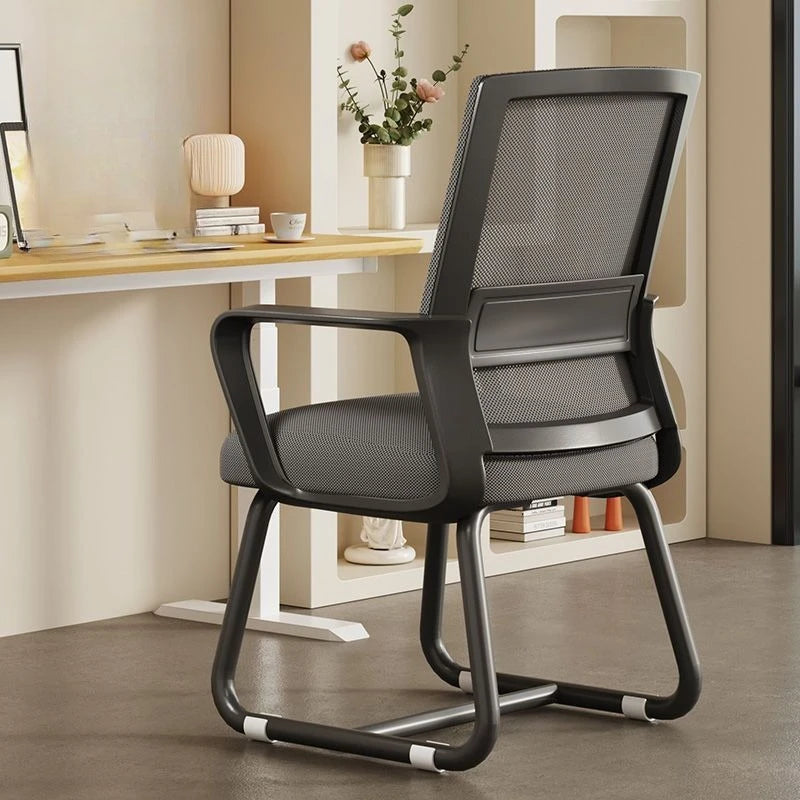 Silla de ordenador Silla gamer Silla ergonómica cómoda Silla sedentaria para oficina, reuniones, dormitorio, universidad, estudiantes, hogar, escritorio, taburete