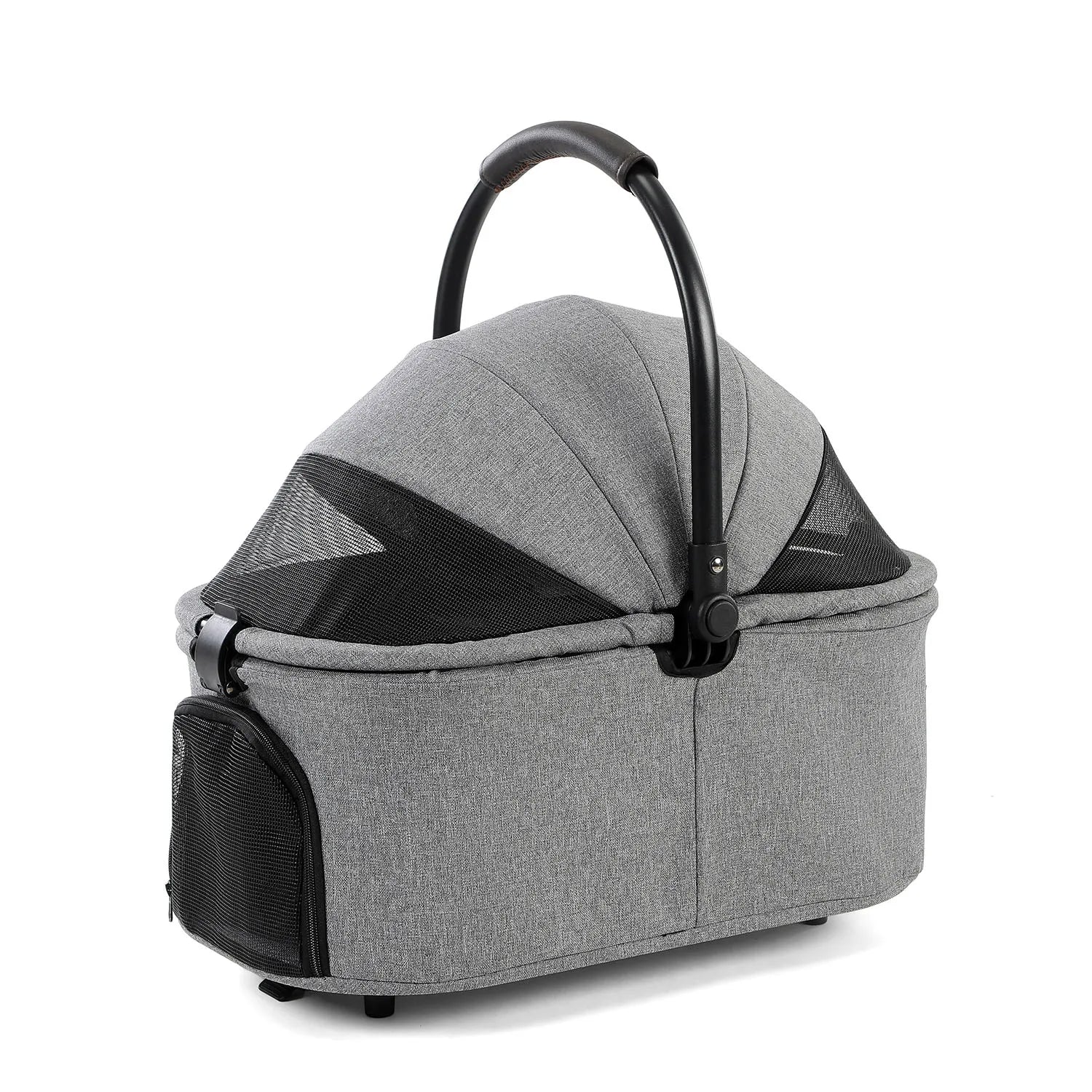 3 in 1 Pet Stroller with Removable Carrier, Folding Stroller for Small/Medium Dogs and Cats, Waterproof, All-Terrain, with Sun S