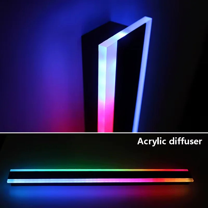 Apliques de pared RGB para exteriores, porche, Navidad, Pascua, fiesta, control remoto inteligente, iluminación decorativa para balcón y terraza, lámpara de pared