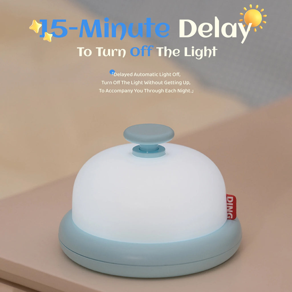 Luz nocturna Kawaii, linda lámpara decorativa de escritorio, luz nocturna para bebé, lámpara nocturna portátil, USB recargable, regalo de cumpleaños para niños