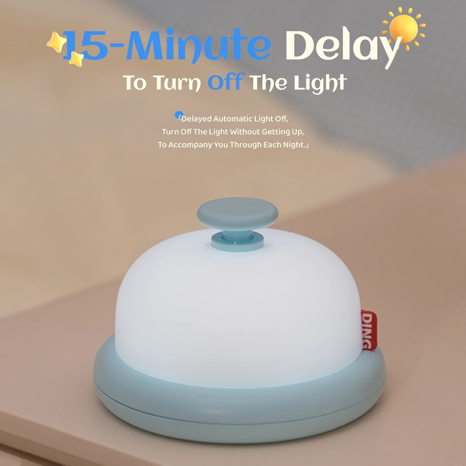 Luz nocturna Kawaii, linda lámpara decorativa de escritorio, luz nocturna para bebé, lámpara nocturna portátil, USB recargable, regalo de cumpleaños para niños
