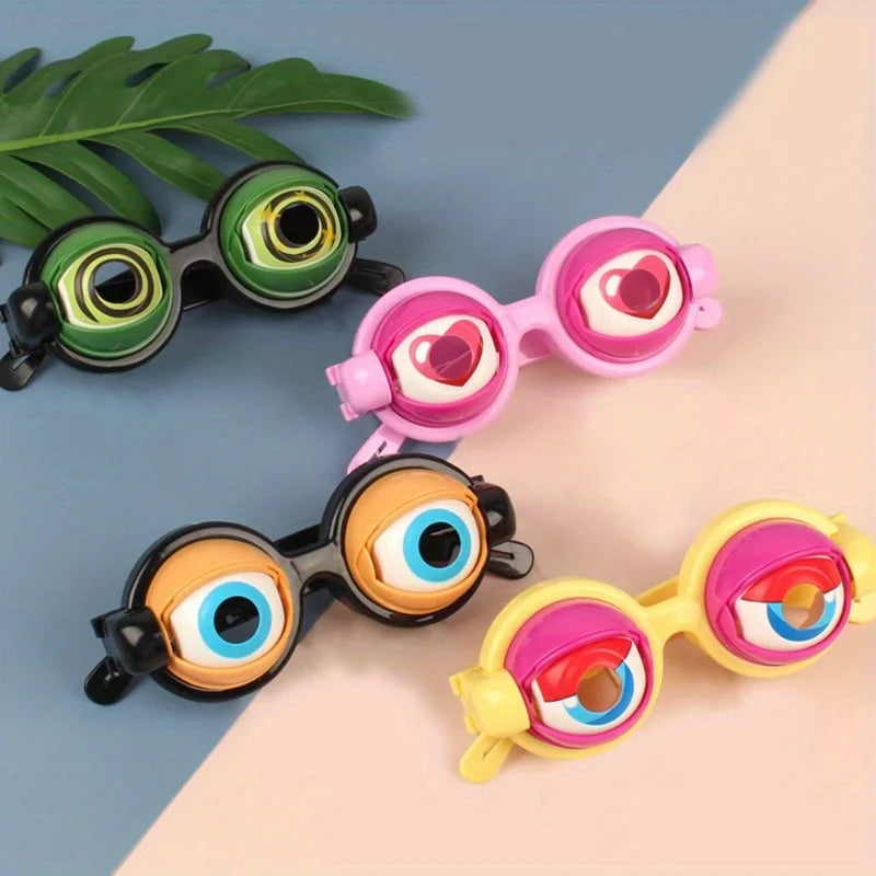 Gafas, Juguetes, Artículos para Fiestas de Adultos, Bromas Divertidas, Regalos de Navidad y Cumpleaños, Gafas de Plástico Juguetes Novedosos y Divertidos Regalos de Pascua