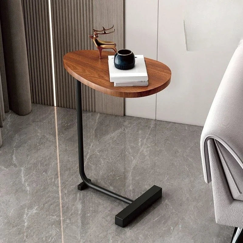 Mesa de centro elevable de lujo moderno, mesa auxiliar, mesita de noche, mesa rodante portátil, esquinera de sofá para apartamento pequeño, sala de estar minimalista