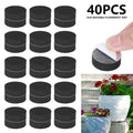 40/160 piezas patas para macetas redondas de EVA, elevadores invisibles para macetas, kit autoadhesivo antideslizante, elevadores para macetas, accesorios de jardinería