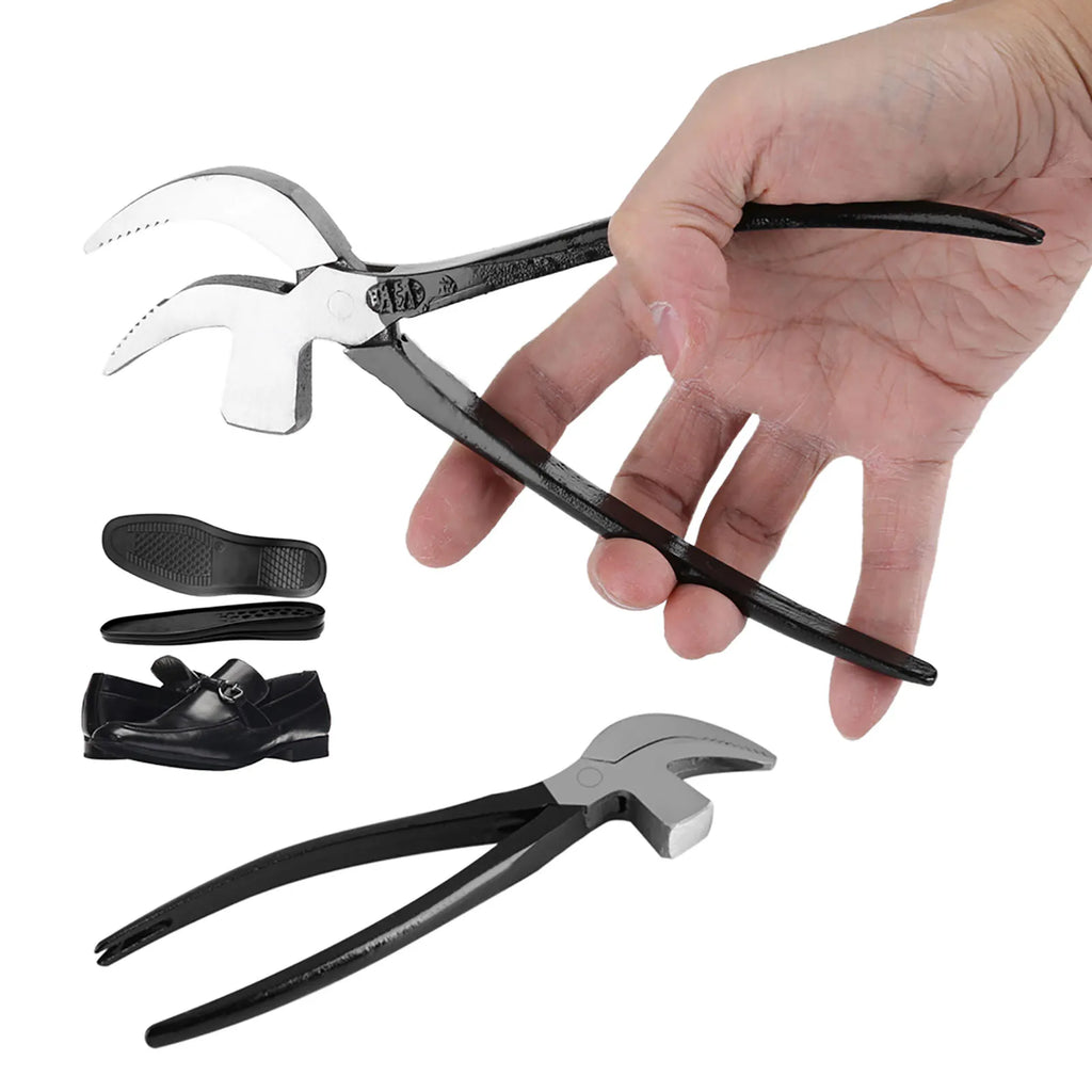 Alicates de zapatero de acero 45# para calzado, herramienta de bricolaje de artesanía de cuero, alicates de zapatero con forma de pico, alicates para artesanía de cuero