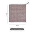 BINCOO Paño de limpieza para cafetera, toalla de microfibra con tejido de gofre, absorbente, sin pelusas, para máquina de espresso, herramientas de barista