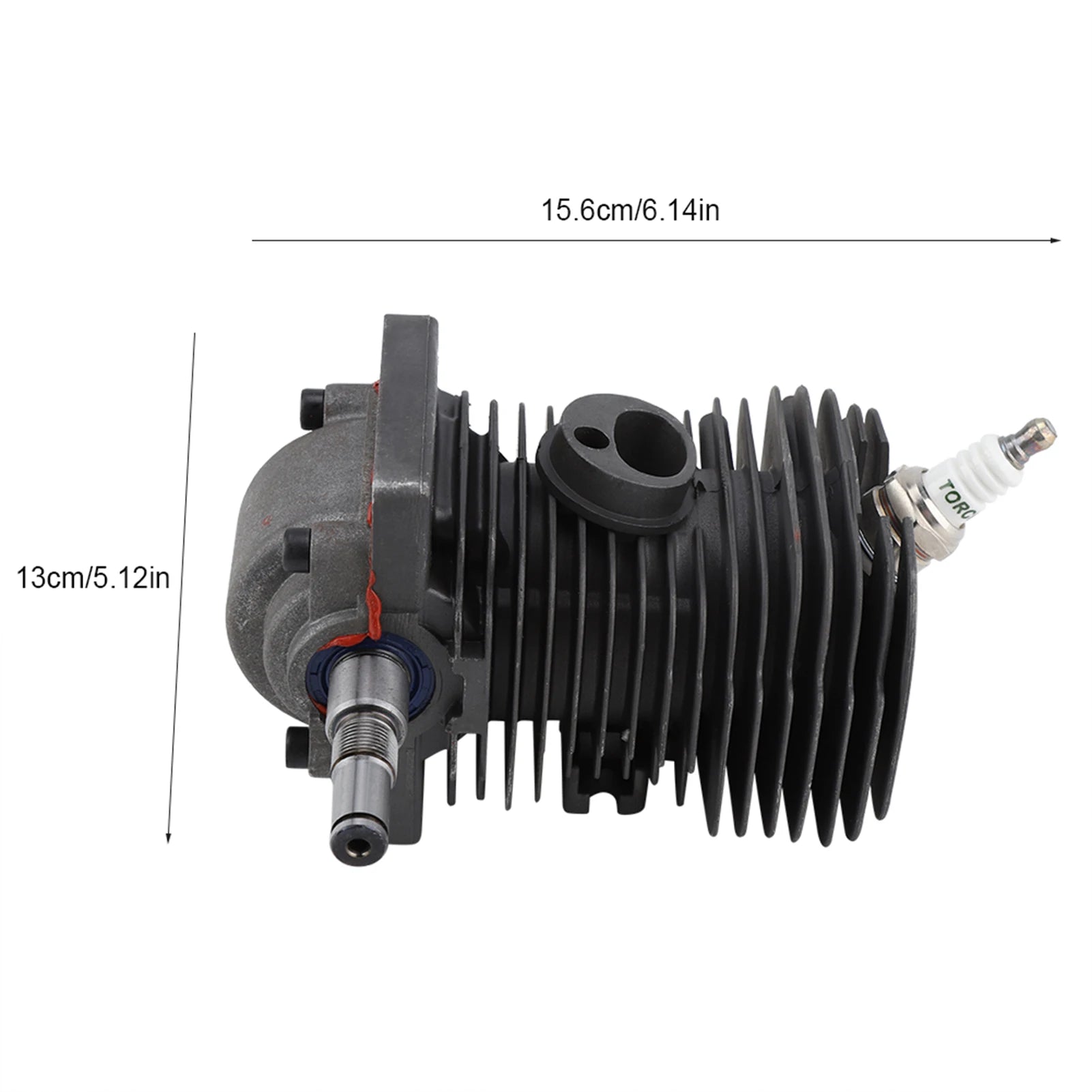 Cylinder Piston Crankshaft Engine Motor 38MM Cylinder Piston Crankshaft for  MS170 MS180 018 Chainsaw Engine Motor Cylinder