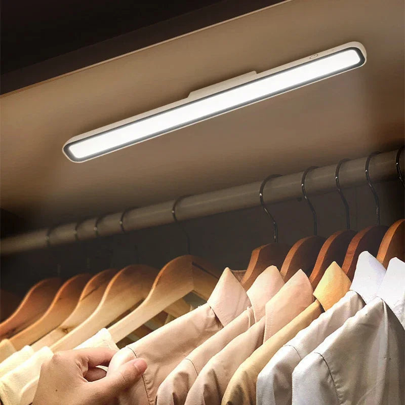 Lámpara de escritorio LED, recargable por USB, luz de mesa con atenuación continua, lámpara magnética colgante para dormitorio, mesa de lectura, luz nocturna recargable