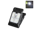 Luz solar LED para exteriores con clip, portátil, impermeable, sensor de movimiento, lámpara de patio, jardín, hogar, camping, luces de pared