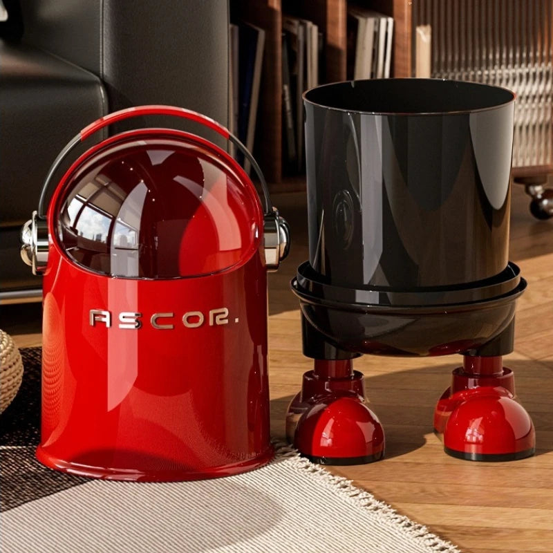 Bote de basura con sensor sin contacto de acero inoxidable, cubo de basura de gran capacidad para cocina, baño, dormitorio, sala de estar, hogar