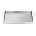 Plancha de acero inoxidable de 32x16 pulgadas, placa rectangular universal para parrilla de gas, barbacoa, Teppanyaki, utensilios de cocina portátiles con asa