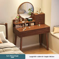 New Chinese style light luxury dressing table, bedroom dressing table, simple small-sized makeup storage desk, integrated dressi
